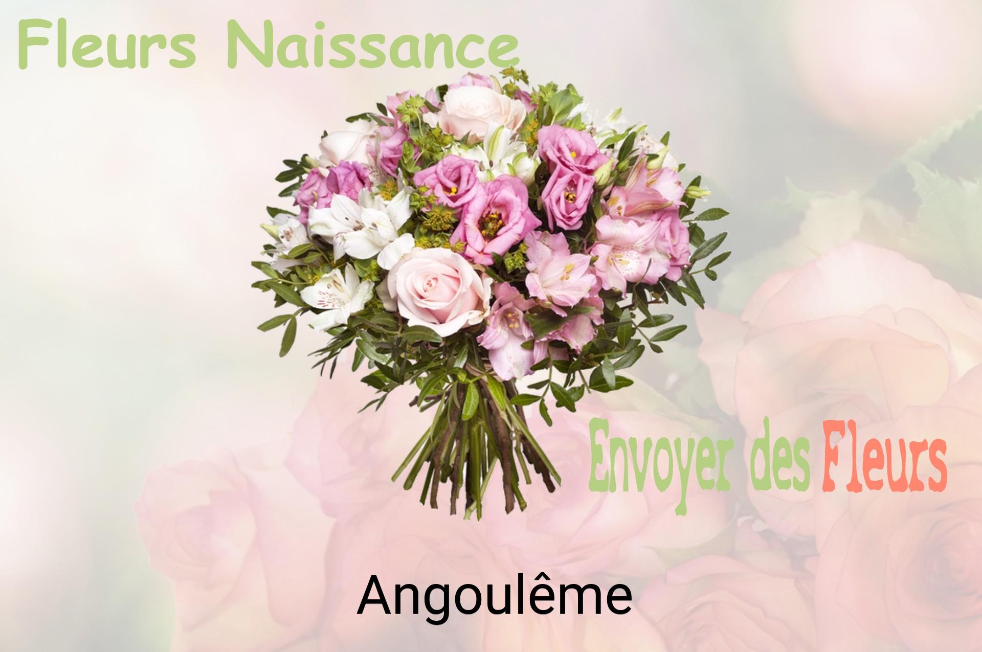 Bouquet de fleurs de naissance livré à Angoulême